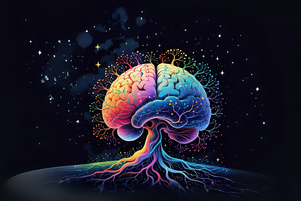 Ilustração criativa do cérebro humano com conexões neurais coloridas. TOP 10 Curiosidades Sobre o Cérebro Humano Que Vão Fazer Você Repensar Tudo — Sem Neurocomplicações!